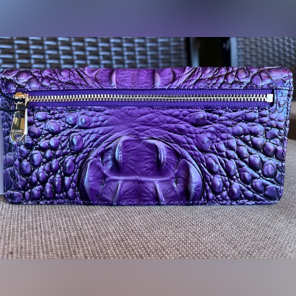 NWT Brahmin Ady in ULTRAVIOLET Ombre All Over Wallet - Picture 3 of 13